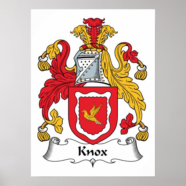 Knox Family Crest Poster (Front)