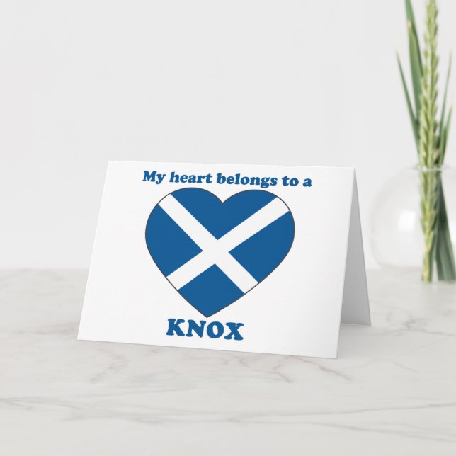 Knox Holiday Card (Front)