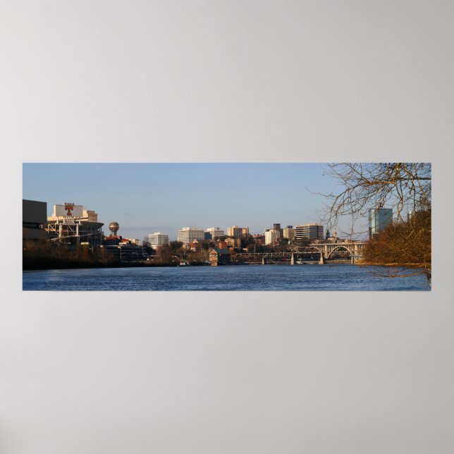 Knoxville River Panoramic Poster (Front)