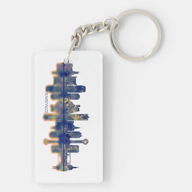 Knoxville Skyline Key Ring (Back)
