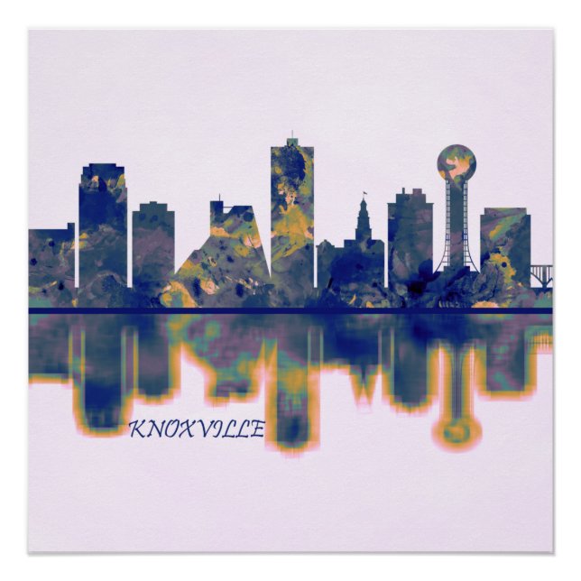 Knoxville Skyline Poster (Front)
