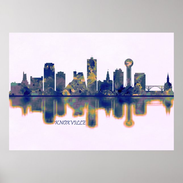 Knoxville Skyline Poster (Front)