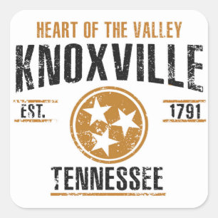 Knoxville Square Sticker