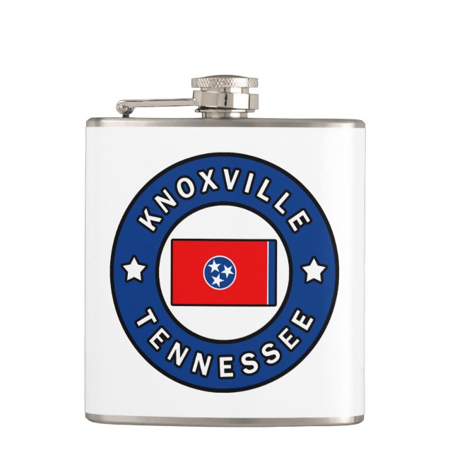 Knoxville Tennessee Hip Flask (Front)
