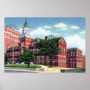 Knoxville Tennessee Knox County Court House Poster
