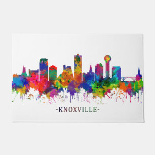 Knoxville Tennessee Skyline Doormat