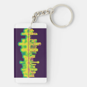 Knoxville Tennessee Skyline Key Ring