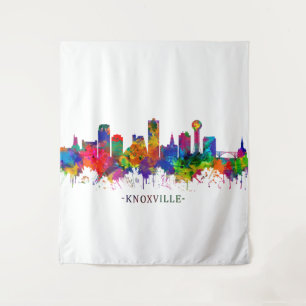Knoxville Tennessee Skyline Tapestry