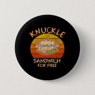 Knuckle Sandwich Boxing - Eat My Fist  6 Cm Round Badge