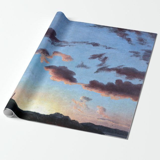 Knud Baade Cloud Study Wrapping Paper (Unrolled)