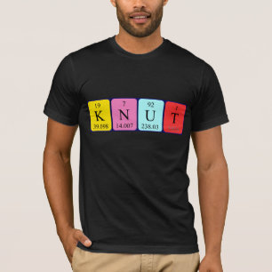 Knut periodic table name shirt
