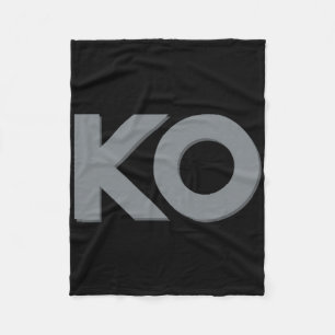 Ko Funny Knock Out Boxing Wrestling Men Women Humo Fleece Blanket