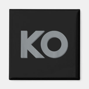 Ko Funny Knock Out Boxing Wrestling Men Women Humo Magnet