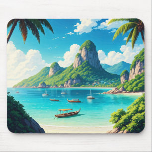 Ko Samui Thailand beach Mouse Pad