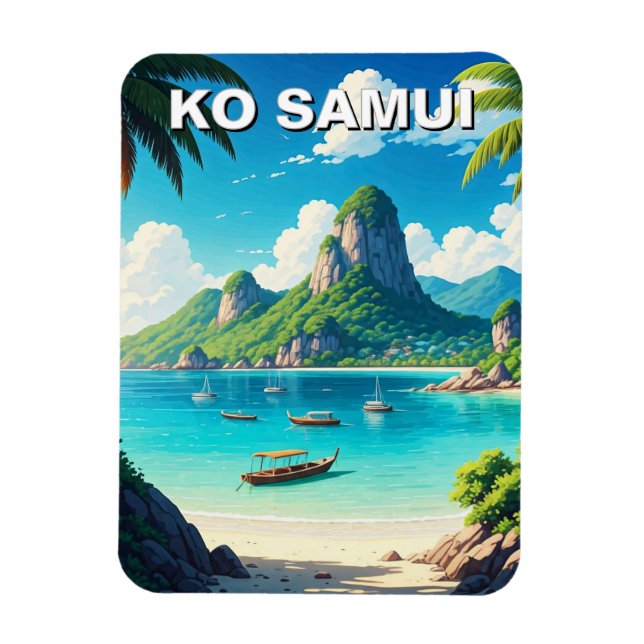 Ko Samui Thailand Magnet (Vertical)