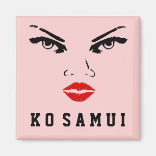 Ko Samui, Thailand Woman Magnet