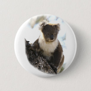 Koala 2 6 cm round badge