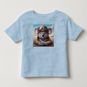Koala Aeroplane Pilot Toddler T-Shirt