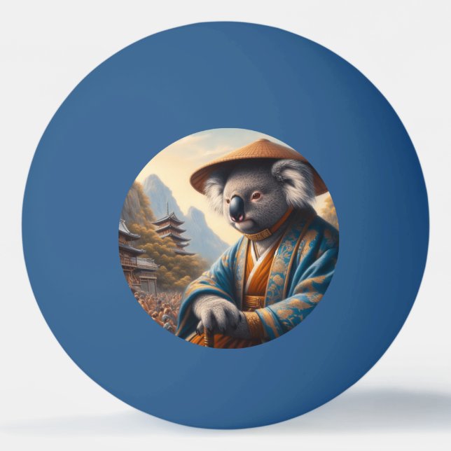 Koala Ancient Japan Ping Pong Ball (Front)
