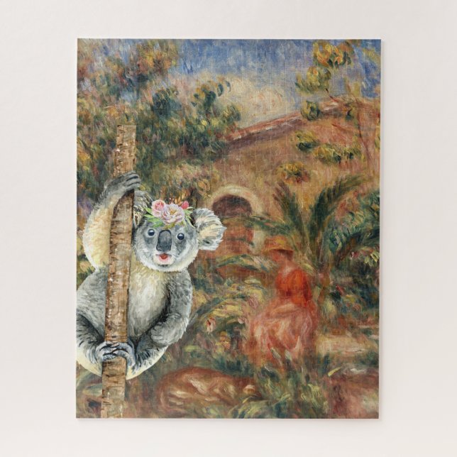 Koala and Renoir's Farmhouse  Jigsaw Puzzle (Vertical)