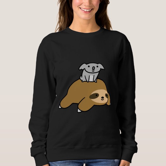 Koala And Sloth Sweatshirt (Front)