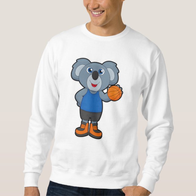 Koala as Basketball player with Basketball Sweatshirt (Front)