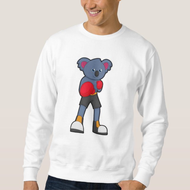 Koala at Boxing with Boxing gloves Sweatshirt (Front)