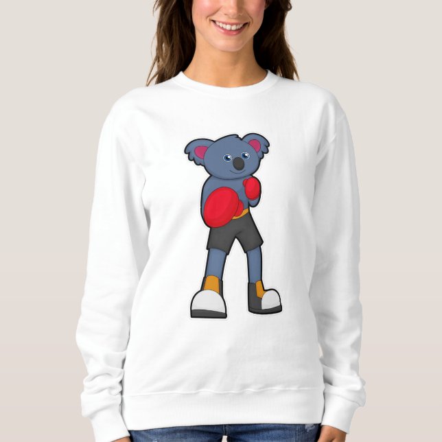 Koala at Boxing with Boxing gloves Sweatshirt (Front)