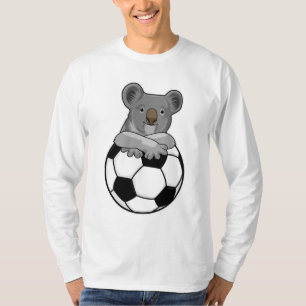 Koala at Soccer Sports T-Shirt