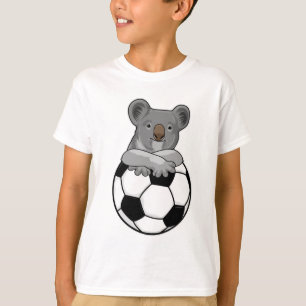 Koala at Soccer Sports T-Shirt