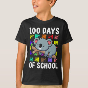 Koala Australia Animal Student Gift 100 Days Of Sc T-Shirt