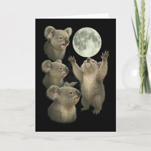 Koala Australia Animals Day Shirt Funny For Women, Card