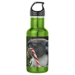 Koala Australian Christmas Candy Cane 532 Ml Water Bottle