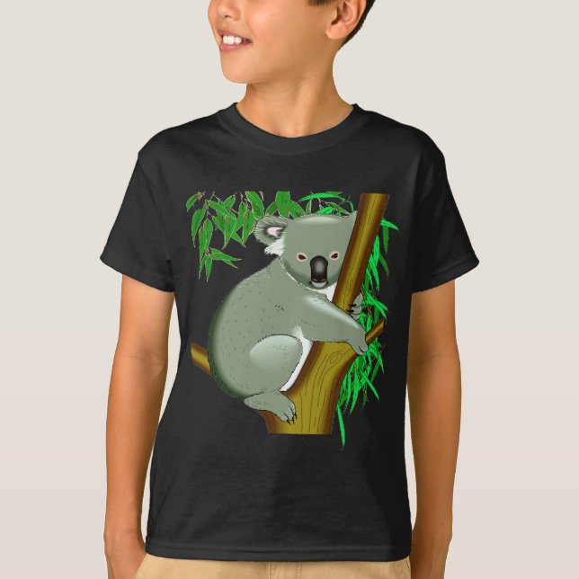 Koala - Australian Tree Living Marsupial T-Shirt (Front)