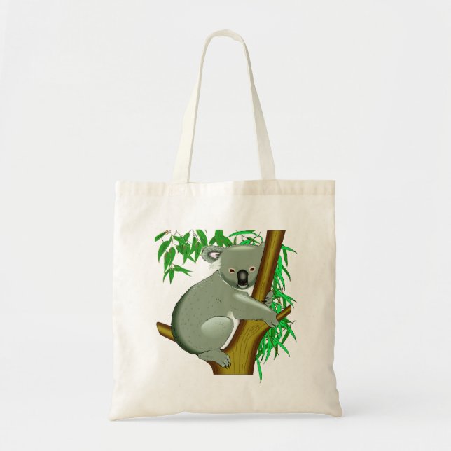 Koala - Australian Tree Living Marsupial Tote Bag (Front)