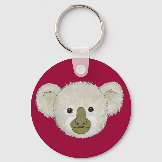Koala - Baby...Keychain. Key Ring (Front)