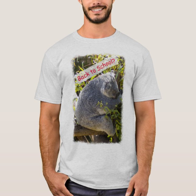 Koala Back to School Colour T-Shirt (Front)