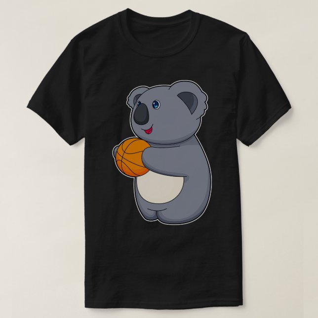 Koala Basketball player Basketball 1 T-Shirt (Design Front)