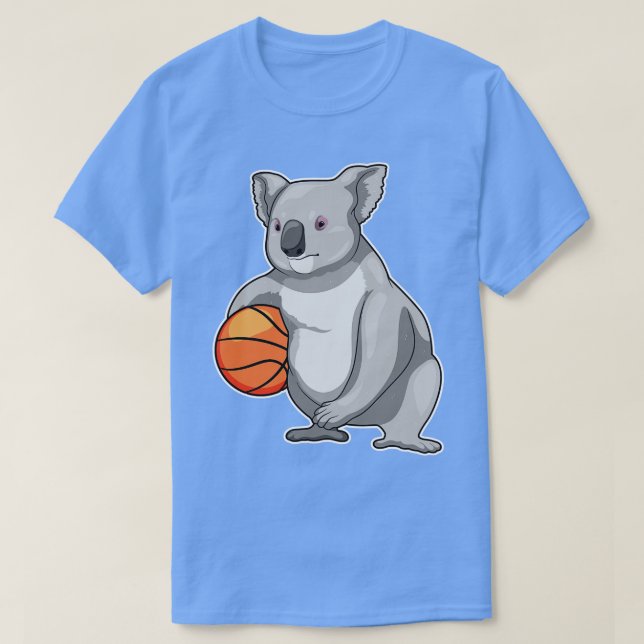 Koala Basketball player Basketball T-Shirt (Design Front)