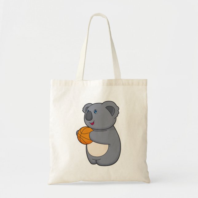 Koala Basketball player Basketball Tote Bag (Front)