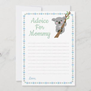 Koala Bear Advice For Mummy Shower Game Blue Boy