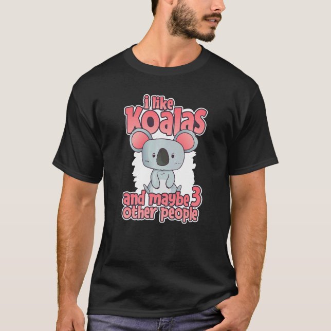 Koala Bear Animal T-Shirt (Front)