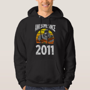 Koala Bear Awesome Since 2011 11th Birthday 11 Yea Hoodie