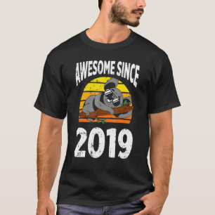 Koala Bear Awesome Since 2019 3rd Birthday 3 Years T-Shirt