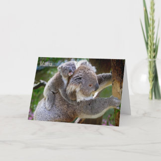 Koala Bear & Baby Mother's Day /All Occasion Card
