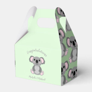 Koala Bear Baby Shower Favour Box