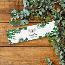 Koala Bear Birthday Water Bottle Label