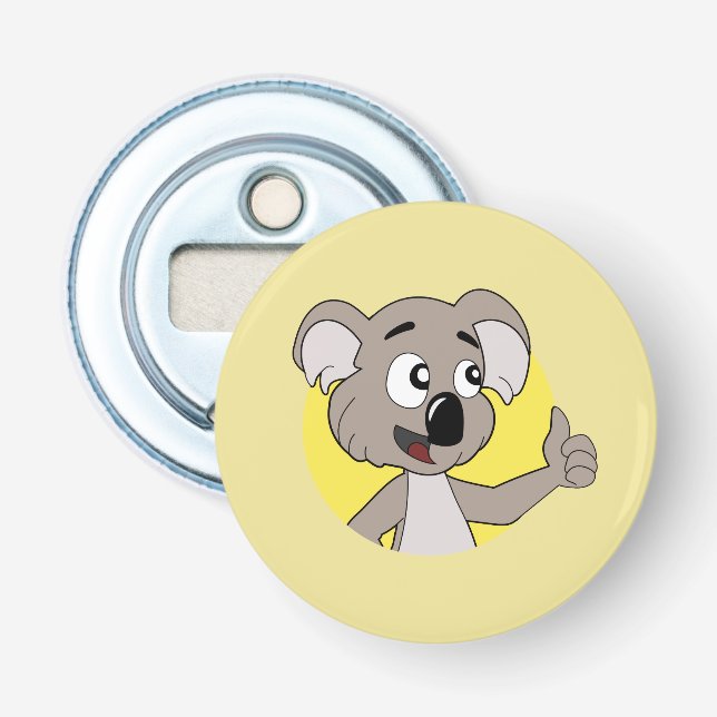 Koala bear cartoon bottle opener (Front)