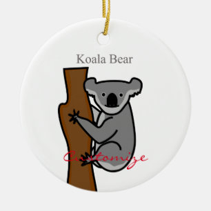 Koala Bear Climbing Tree Thunder_Cove Ceramic Tree Decoration