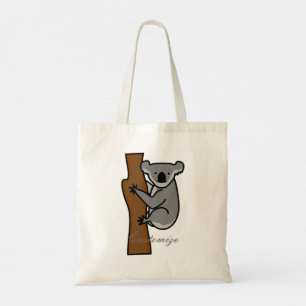 Koala Bear Climbing Tree Thunder_Cove Tote Bag